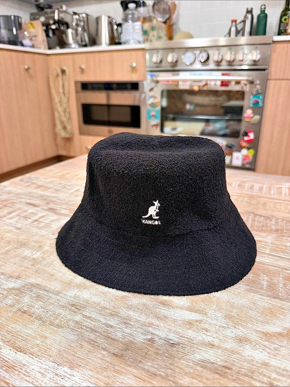Kangol Bermuda Bucket Hat Black Medium